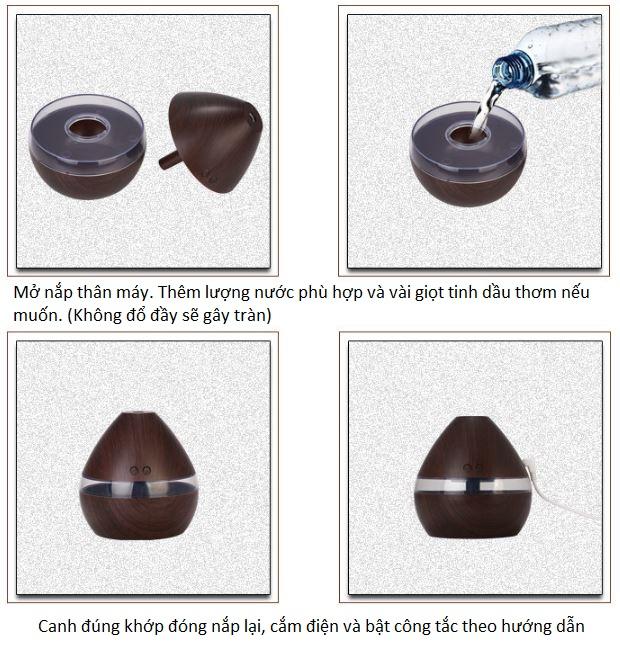 Máy Phun Sương Cấp Ẩm - Em bé Củ hành - GD132