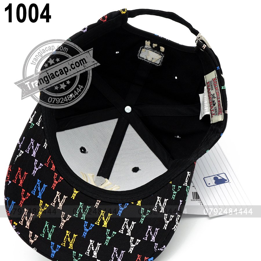 Nón kết MLB Monogram NY sắc màu