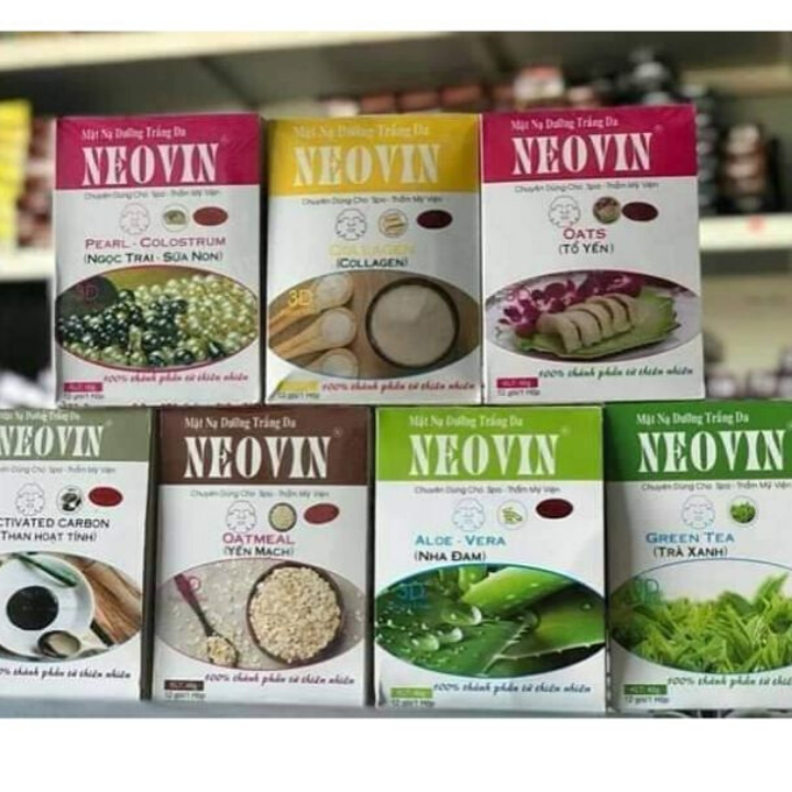 [HCM]Combo 10 mặt nạ dưỡng trắng da Neovin