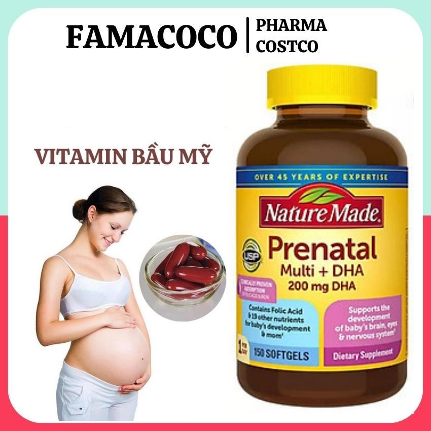 Viên uống vitamin tổng hợp cho bà bầu Prenatal Nature Made