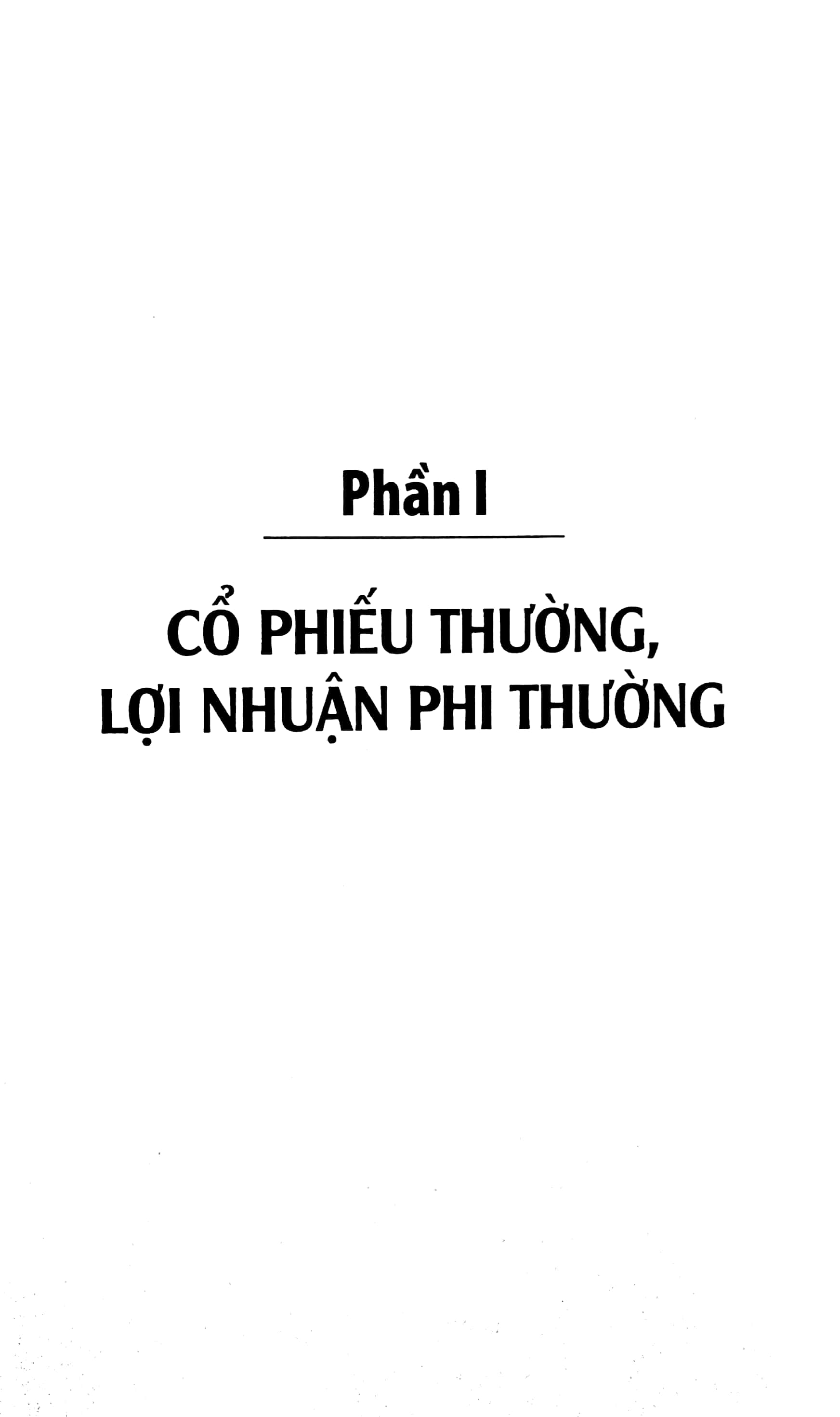 Sách - Cổ Phiếu Thường Lợi Nhuận Phi Thường (Tái Bản)