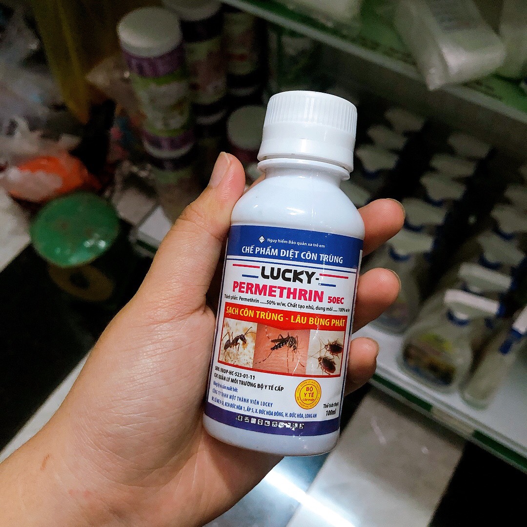 CHẾ PHẨM DIỆT CÔN TRÙNG LUCKY-PERMETHRIN 50EC 100ML