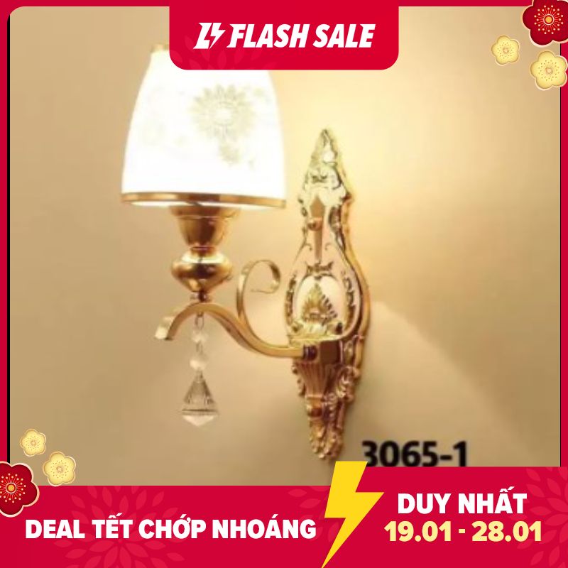 Đèn Tường Trang Trí T3065 Kèm Bóng Đèn LED. Ứng Dụng:dùng lắp trong phòng ngủphòng khách lắp tường cầu thang...