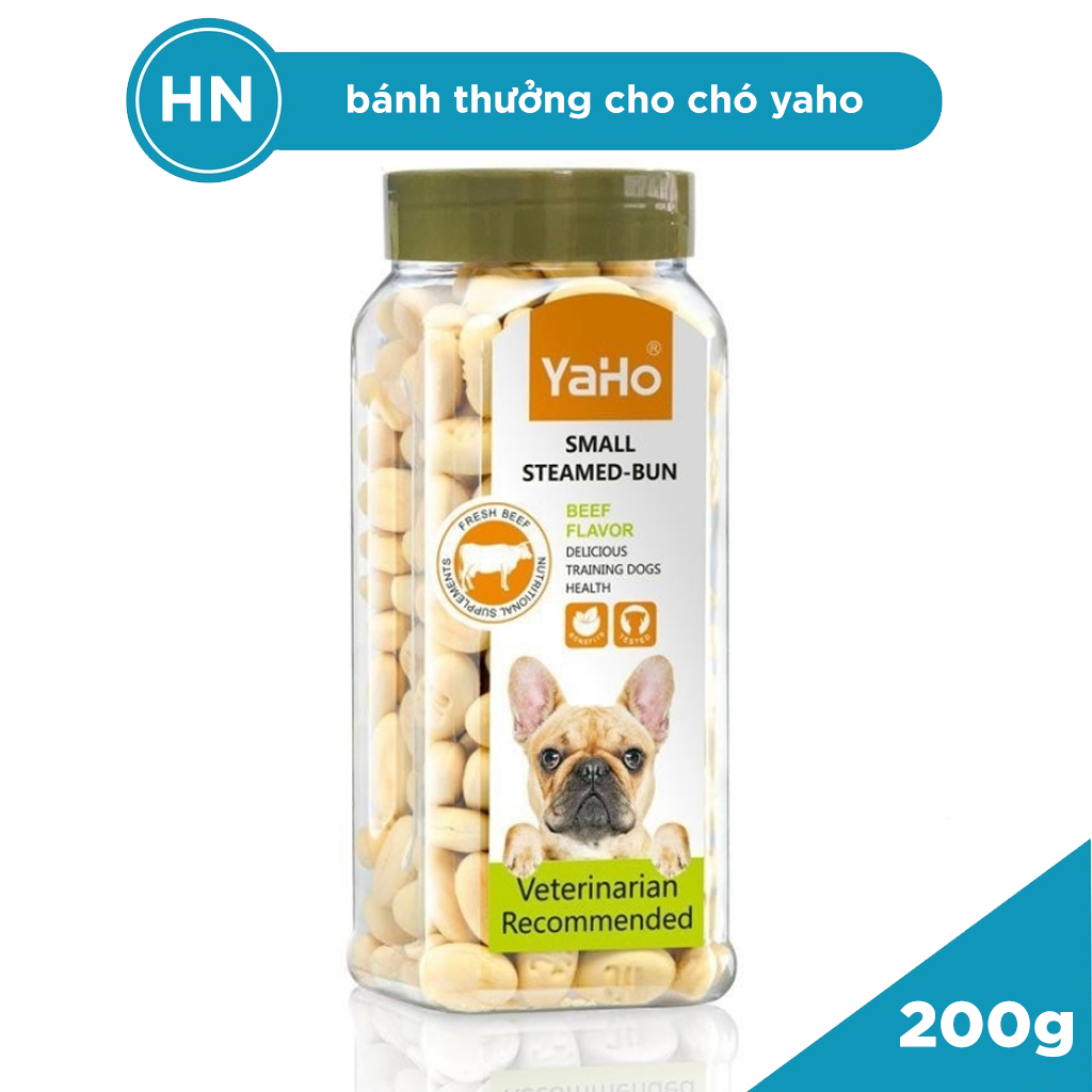 Đồ Ăn Vặt Bánh Thưởng Canxi Cho Chó Small Steamed Bun Yaho 200g