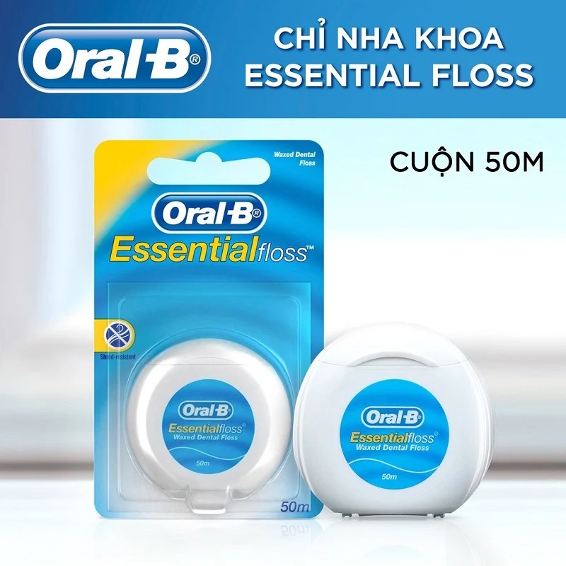Chỉ tơ nha khoa Oral-B Essential Floss 50m