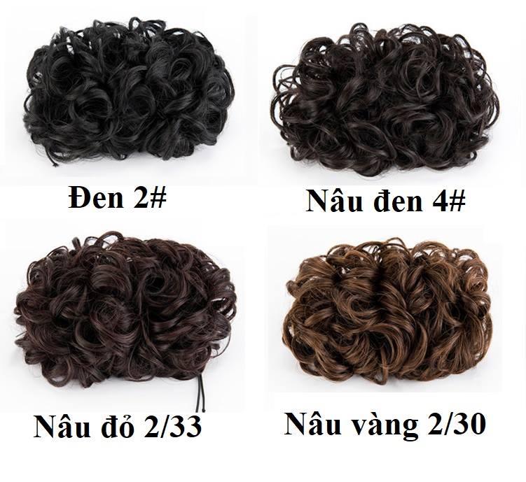 Tóc giả nử, tóc giả búi phu nhân sang chảnh