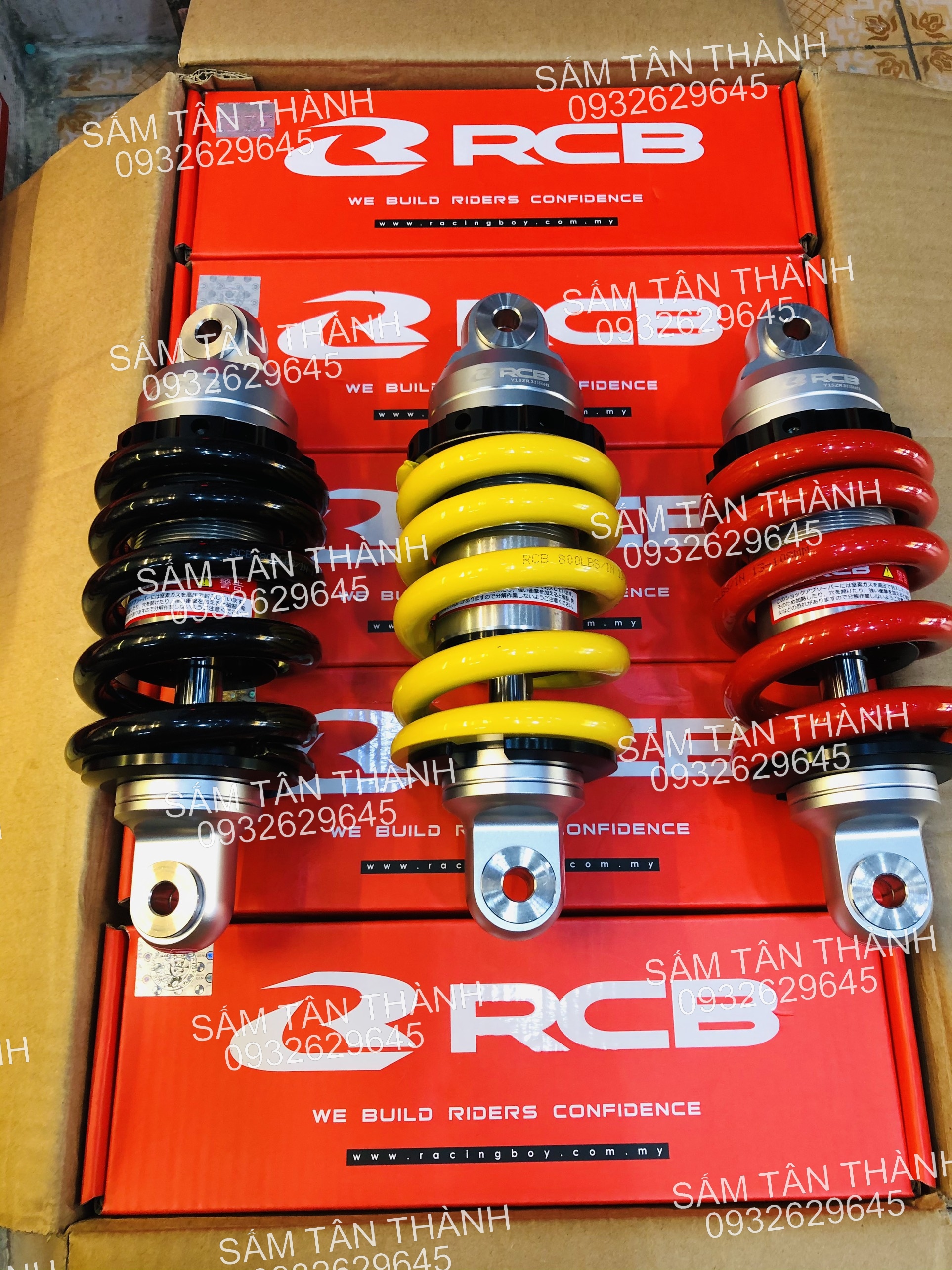 Phuộc RCB E2 gắn cho EXCITER 150 ( Đen )