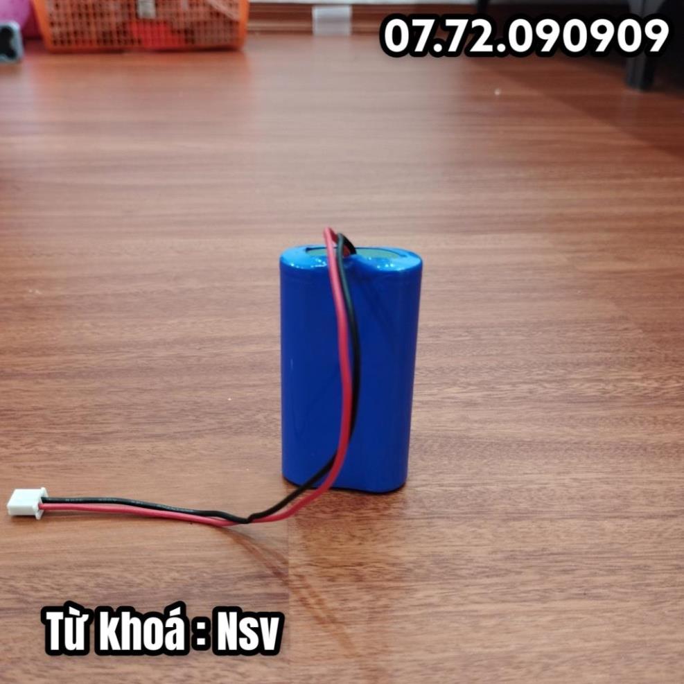 Nsv pin sạc 7.4v cho loa trợ giảng, loa bẫy chim ws998 ws898 2s điện áp 7,4v, dung lượng 2000mah