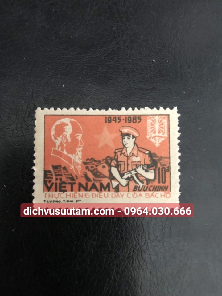 Tem bưu chính thực hiện 6 điều bác hồ dạy