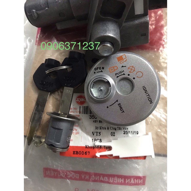 [HCM]Bộ ổ khoá xe Attila Elizabeth xăng cơ hãng SYM