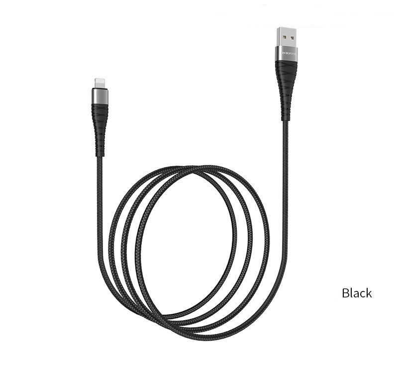 Cáp Sạc Borofone Dây Dài 1M Bx32 2.4A Cổng Lightning