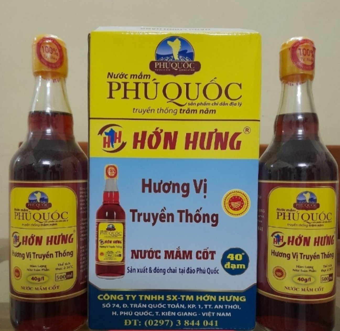Nước mắm cốt nhĩ hớn hưng phú quốc