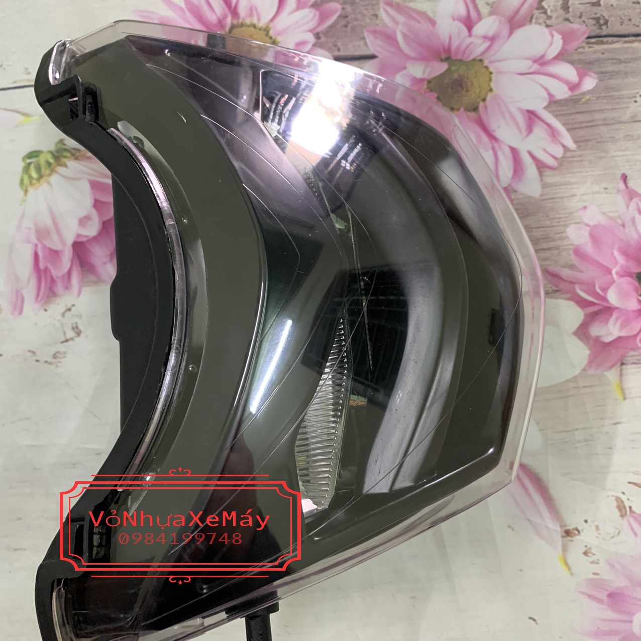 Đèn LED 2 tầng xe wave  -Wave rsx 100 ,Wave rs MÀU ĐEN -wave alpha -wave S100- WAVE đời 2006 đến 2017 wave 50cc
