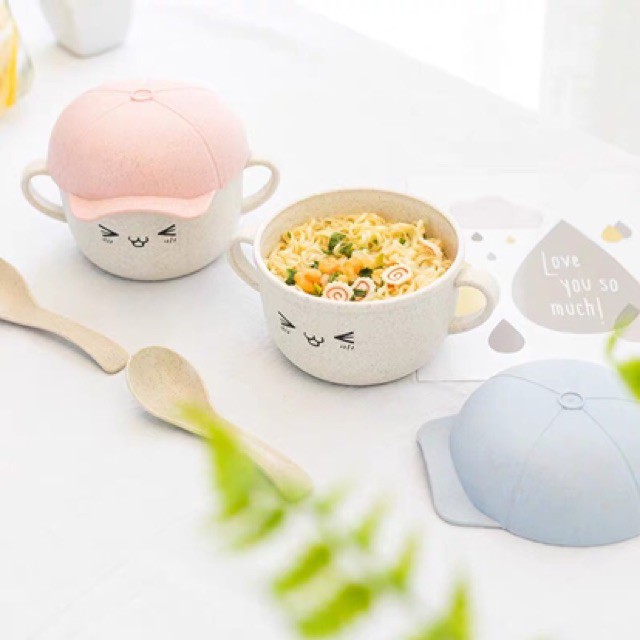 Bộ Bát Ăn Dặm Lúa Mạch Mickey, Bát Ăn Dặm Dễ Thương Cho Bé