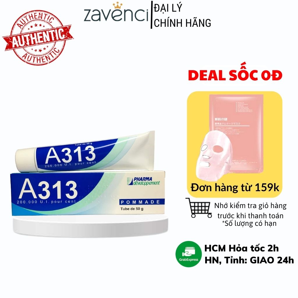 Kem A313 Retinol Pommade Cream zavenci ngăn ngừa mụn chống lão hóa mạnh