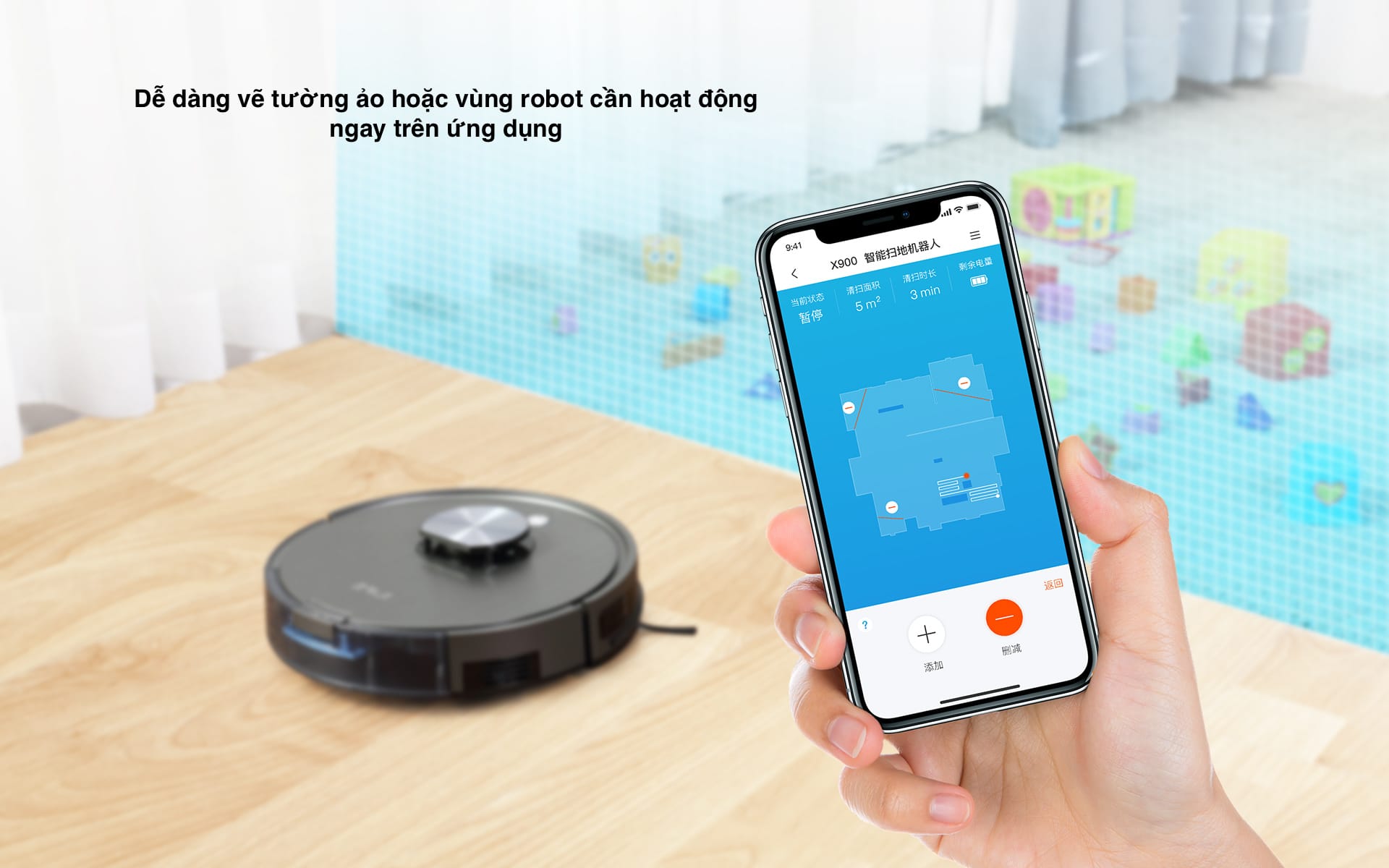 [HCM]Robot hút bụi lau nhà ilife X900