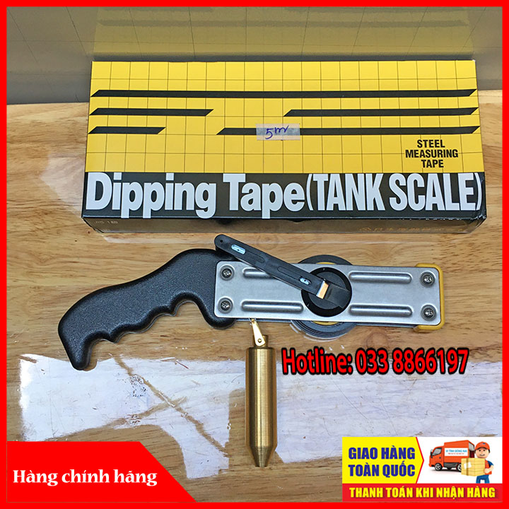 Thước đo bồn xăng dầu 5 m Nihon Doki cao cấp Nhật