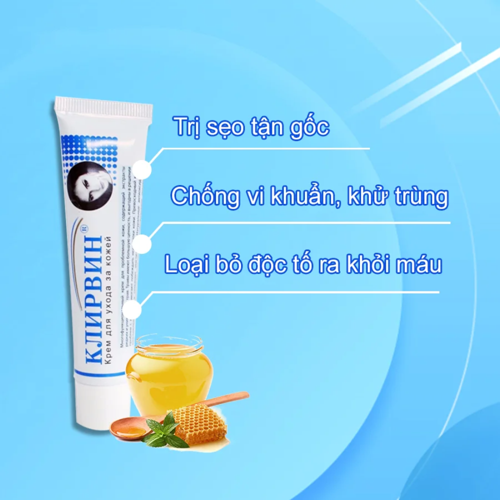 Kem Sẹo Klirvin Nga, Kem Mờ Sẹo Thâm