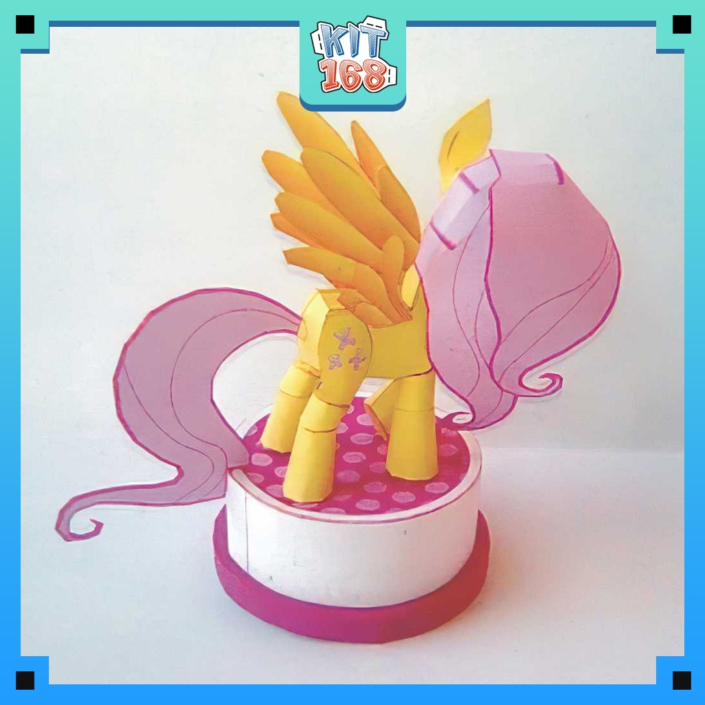 Mô hình giấy Anime Game Fluttershy - My Little Pony