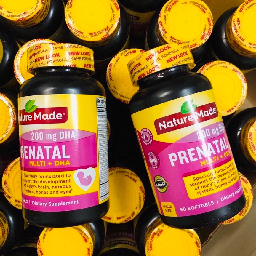 VITAMIN BÀ BẦU NATURAL MADE PRENATAL 90V