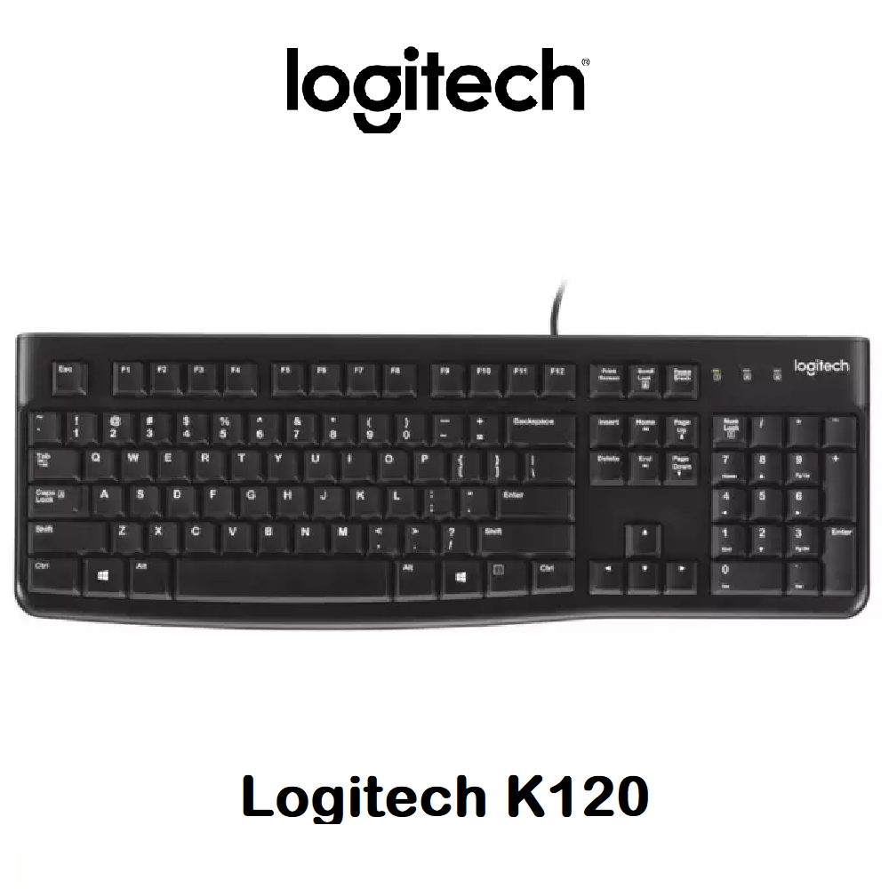 Bàn phím máy tính Logitech K120 có dây - Bảo hành 3 năm chính hãng