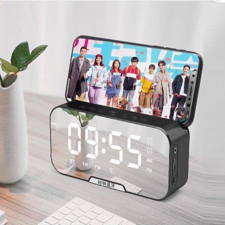 Loa Bluetooth Kiêm Đế Sạc Không Dây Chữ G, Đèn Ngủ Có Nhạc Và Sạc Nhanh