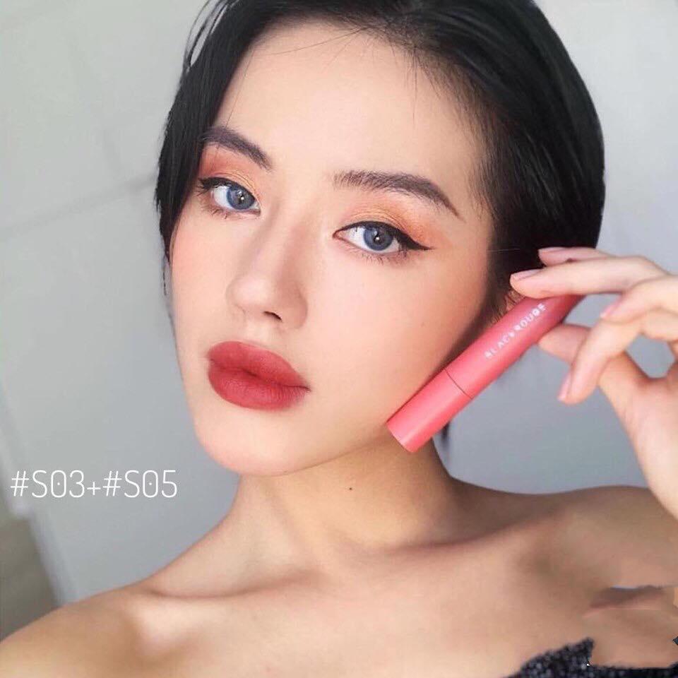 [HCM]SON KEM LÌ BLACK ROUGE MOUSSE BLENDING
