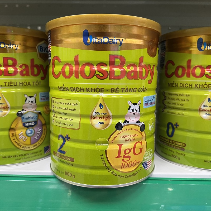 [Có Tích Điểm, Date Mới] Sữa Colosbaby Gold 0+, 1+, 2+ 800gr -  (BIBISTORE, Có Quà Tặng)
