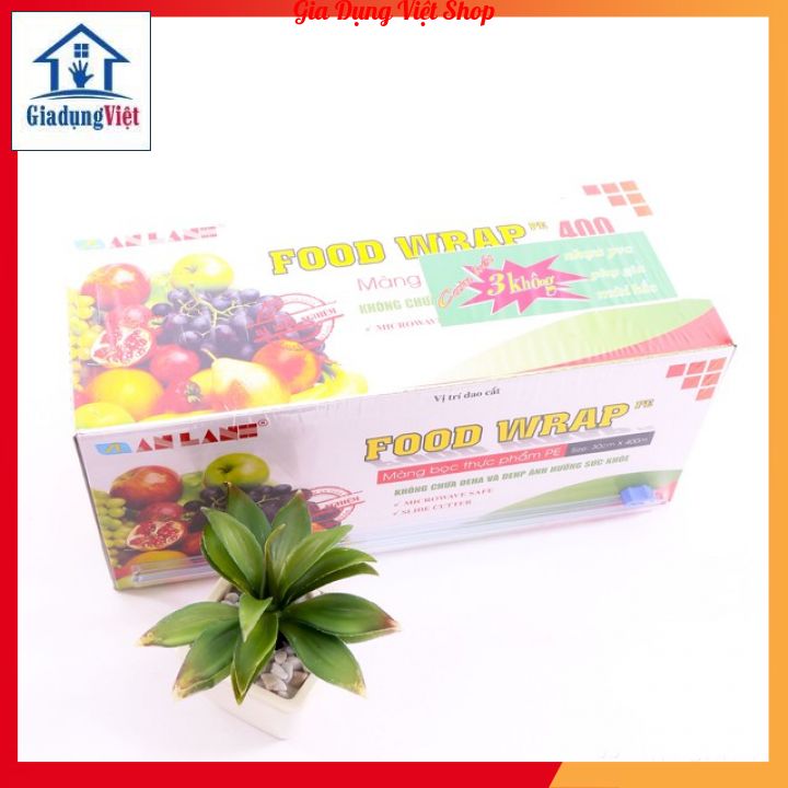 Màng bọc thực phẩm PE An lành Cuộn 400m x 30cm