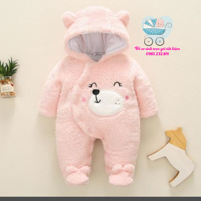 BODY LÔNG GẤU ẤM CHO BÉ 0-12M