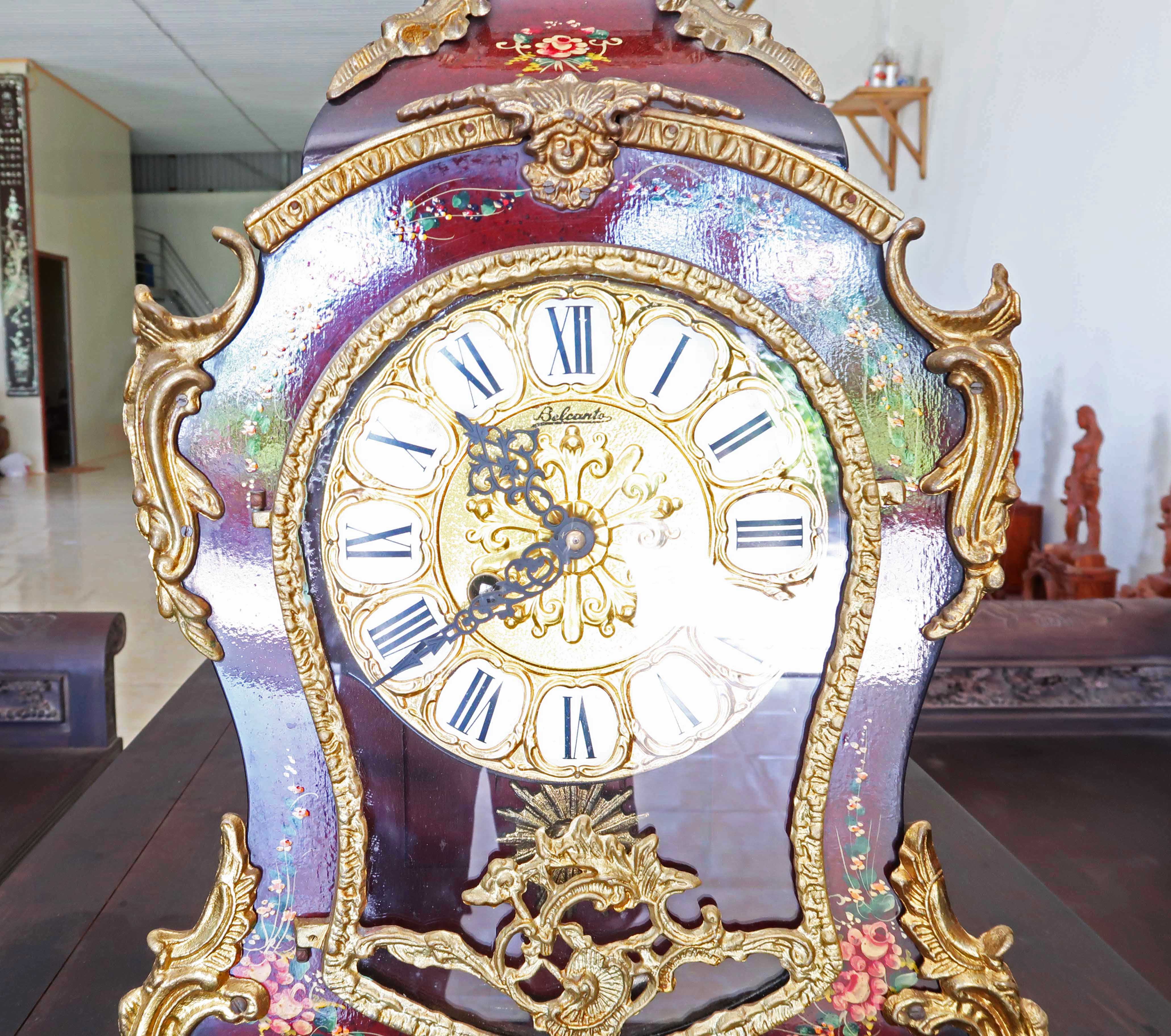 Đồng hồ để bàn quả lê Boulle-Louis