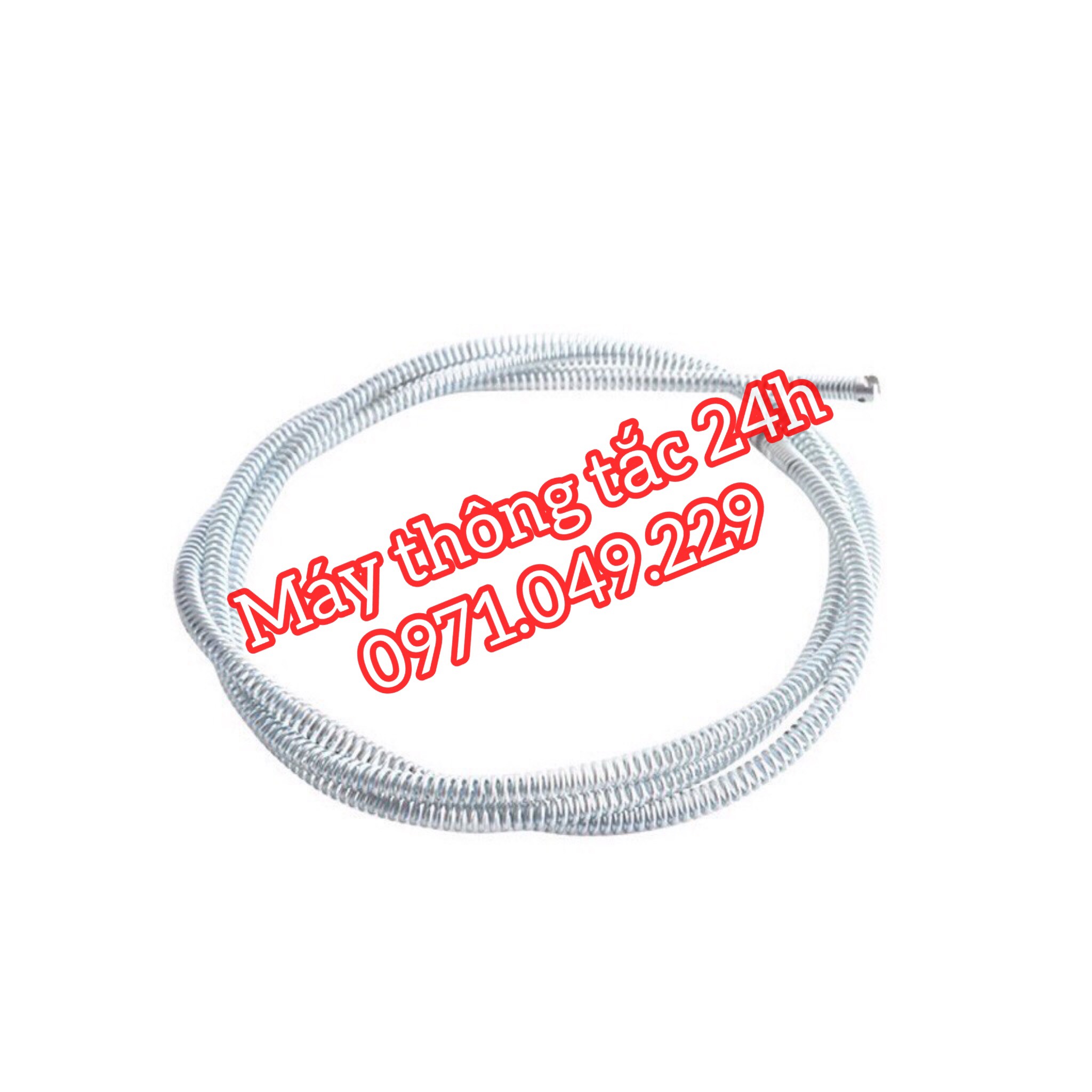 Dây thông tắc cống phi 12 dùng cho máy khoan dài 3m
