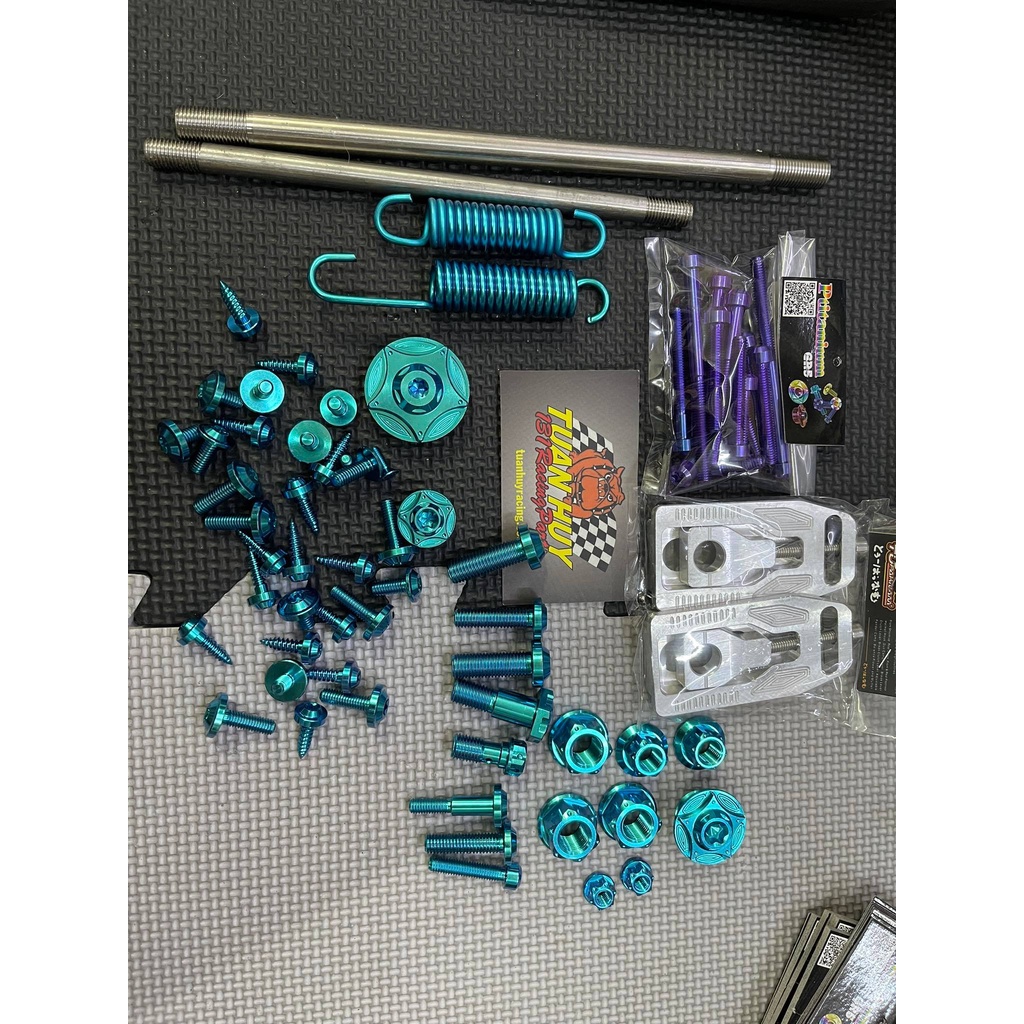 Combo Full Xe Wave Dream Sirius Future WaveA17-21 Ốc Titan GR5 Cao Cấp