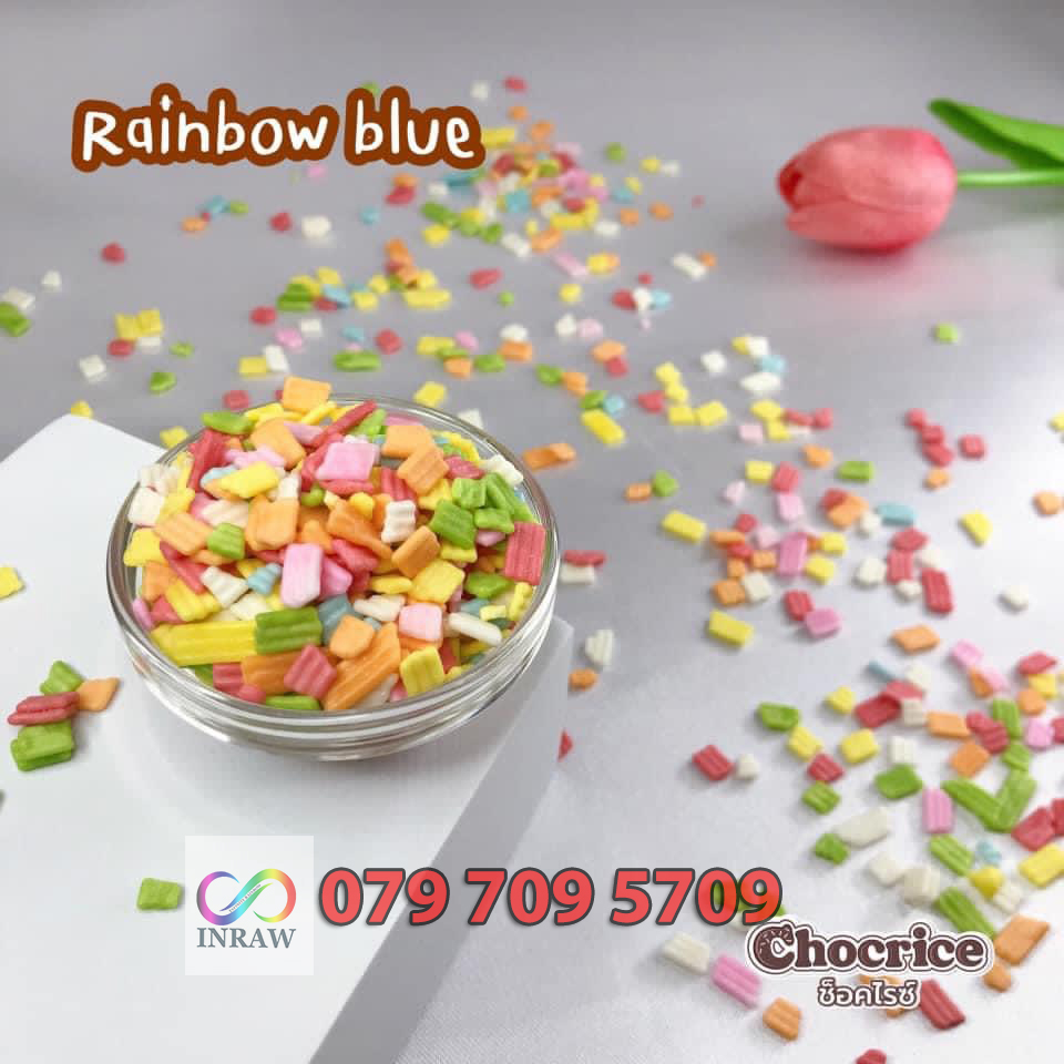 Chocrice Colorful Square Granules (Thailand) 1kg Bag