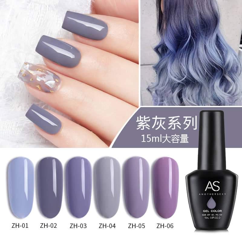 [HCM]sơn gel as tím mã zh