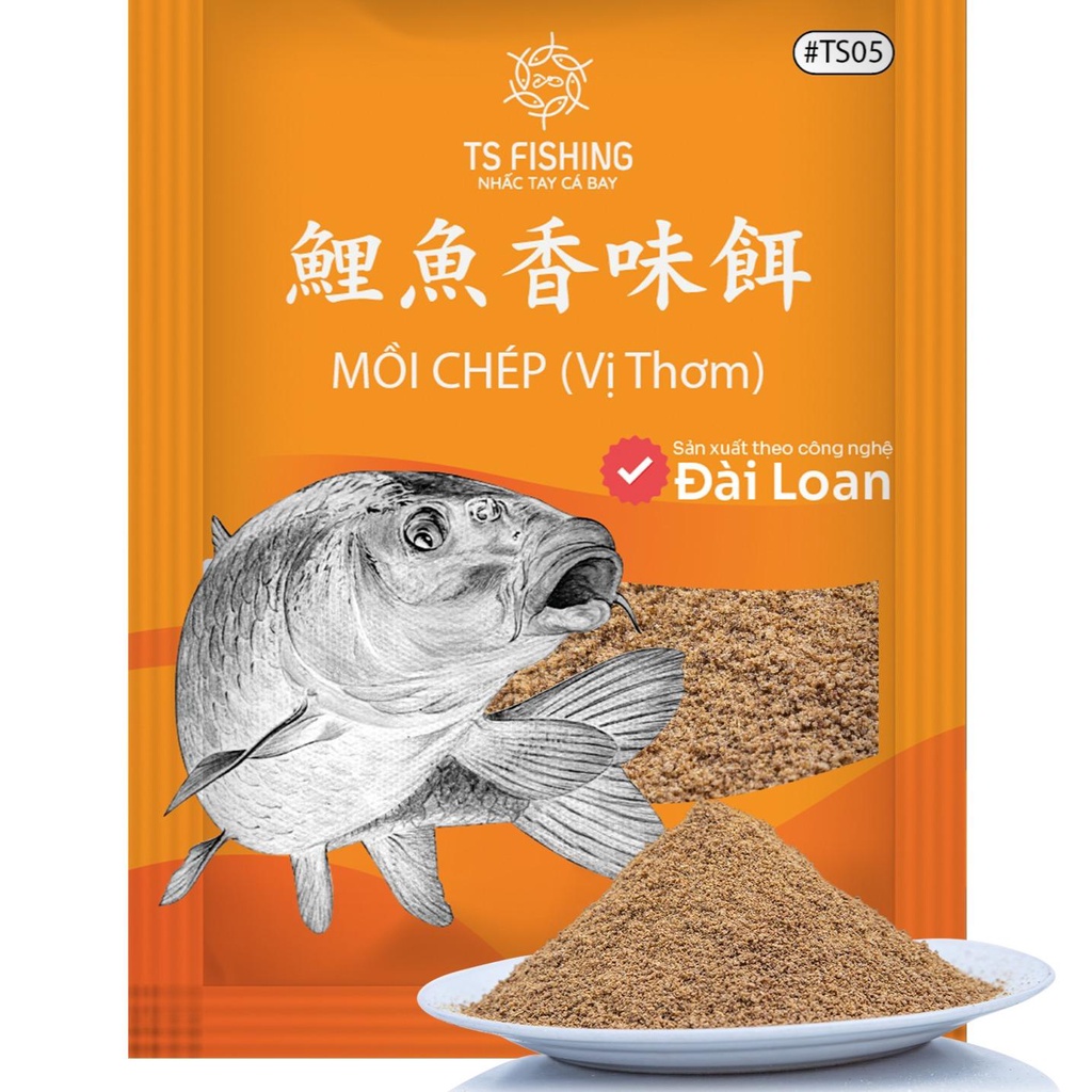 Mồi câu chép thơm tanh ts fishing