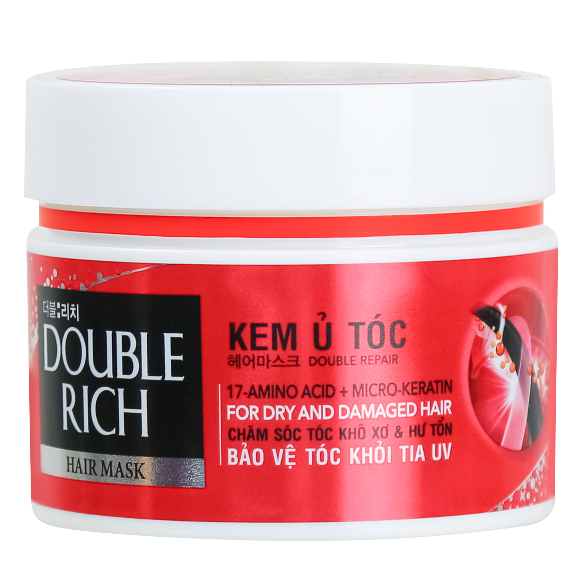 Kem ủ tóc phục hồi Double Rich chăm sóc tóc khô sơ và hư tổn 150ml