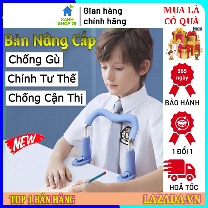 Kệ chống cận thị cho bé, Giá đỡ chống cận thị cho bé chống cằm chống cong vẹo cột sống tạo tư thế ngồi chuẩn cho bé, dụng cụ chống gù lưng, dụng cụ chống cận thị, giá đỡ ngực, chống gù - BẢO HÀNH 12 THÁNG LỖI 1 ĐỔI 1