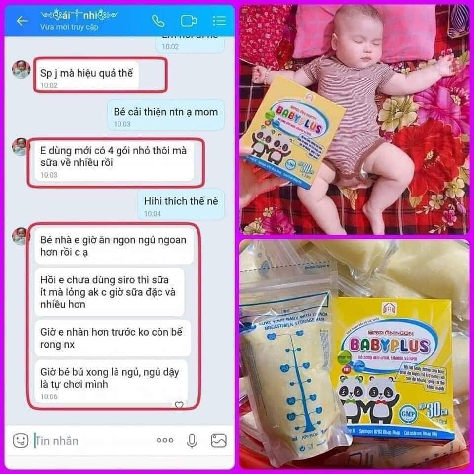 SIRO ĂN NGON BABYPLUS 30 GÓI KÈM QUÀ