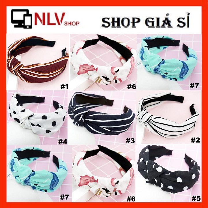 [HCM]?? Cài Tóc - Bườm Tóc Vải Phối Nút Thắt Nơ Dành Cho Phái Đẹp ??