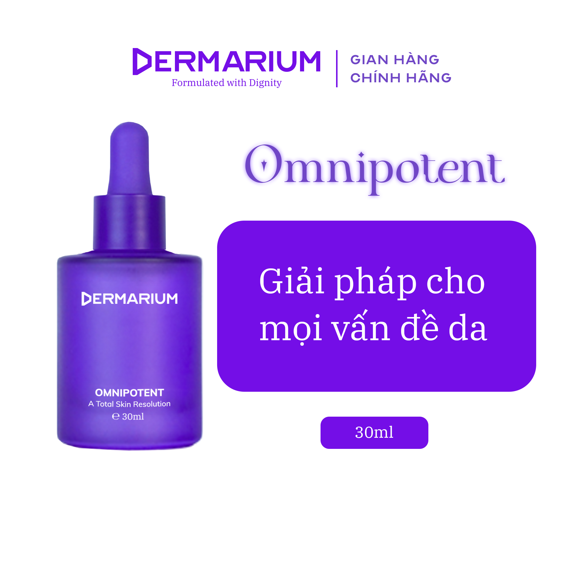 Dermarium Omnipotent - Serum B3 toàn năng cho mọi vấn đề da