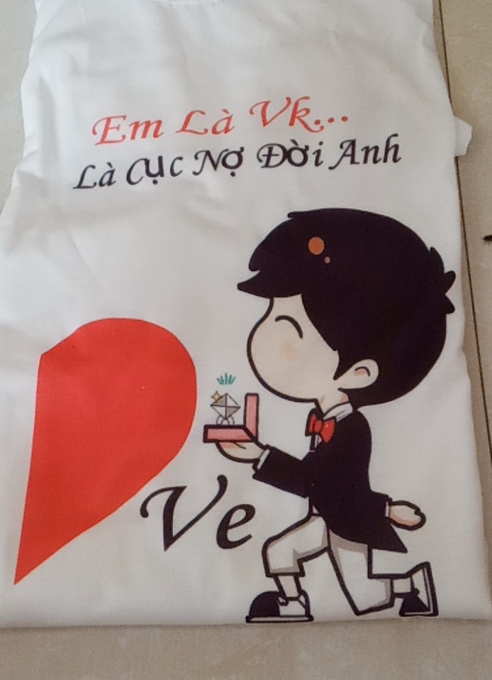 Áo thun đôi( 2 áo) anh là em là  ý nghĩa