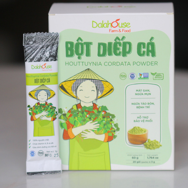 [HCM]Bột Diếp Cá Nguyên Chất Tiện Lợi - 60gr