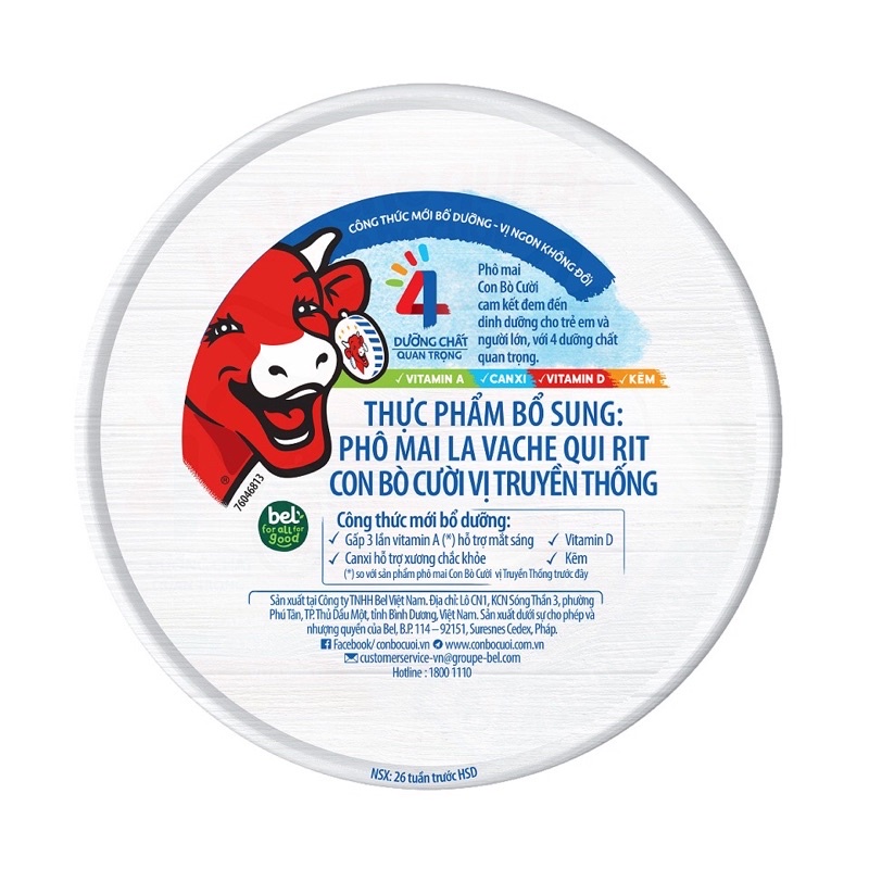 Phomai Con Bò Cười 16Miếng