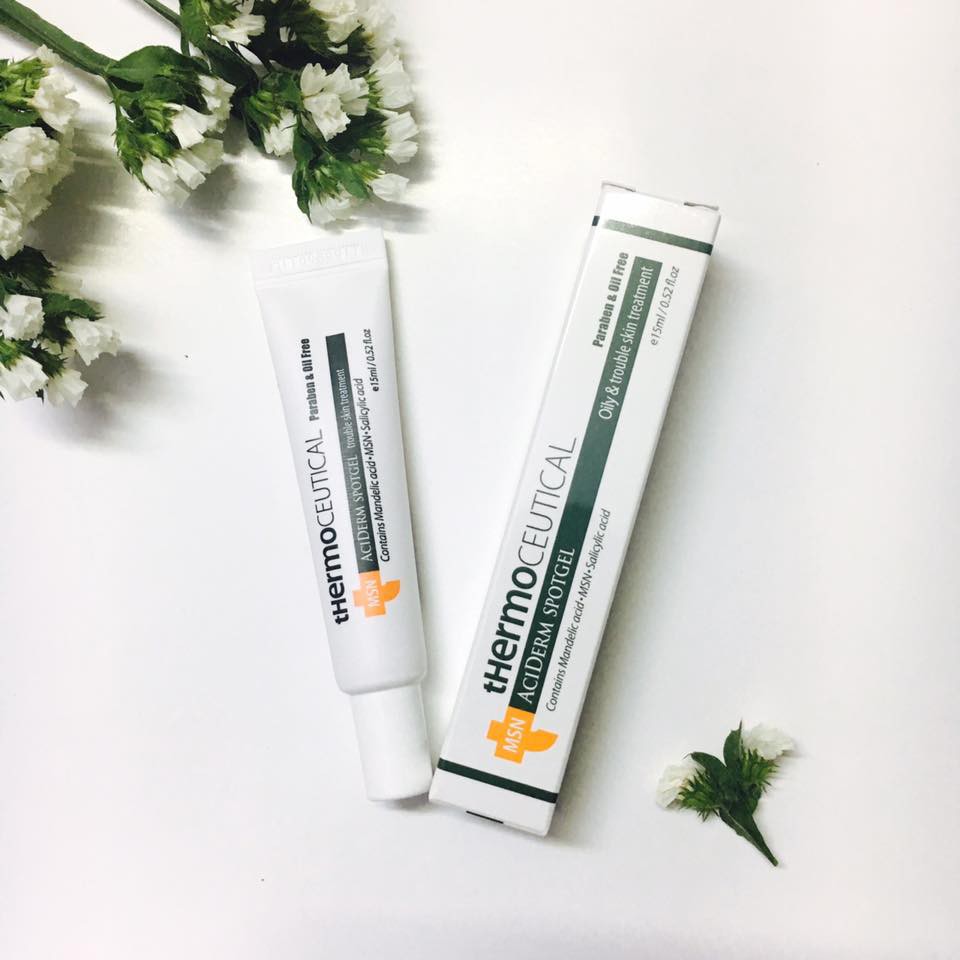 [HÀNG NHẬP KHẨU] Kem Giảm Mụn, Sáng da tHermoCeutical MSN Aciderm Spotgel (15ml)