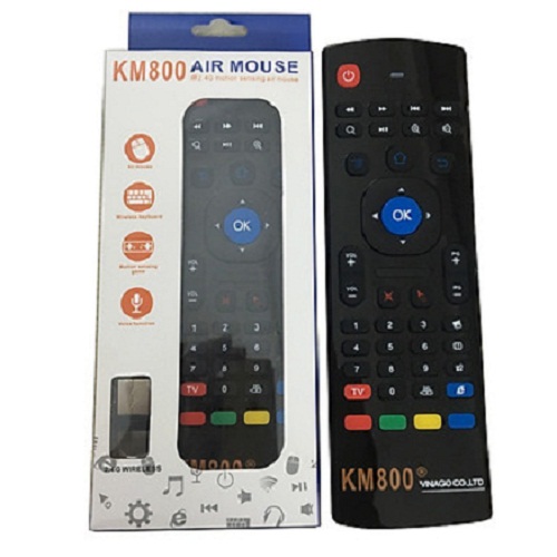 Chuột bay km800 không voice - remote bàn phím cho smart tivi