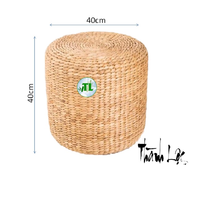 Đôn ngồi 40x40 Tự nhiên