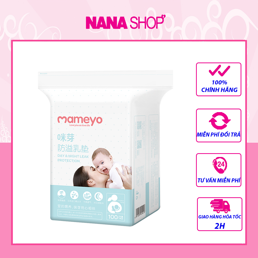 Miếng Lót Thấm Sữa Mameyo bịch 100 miếng