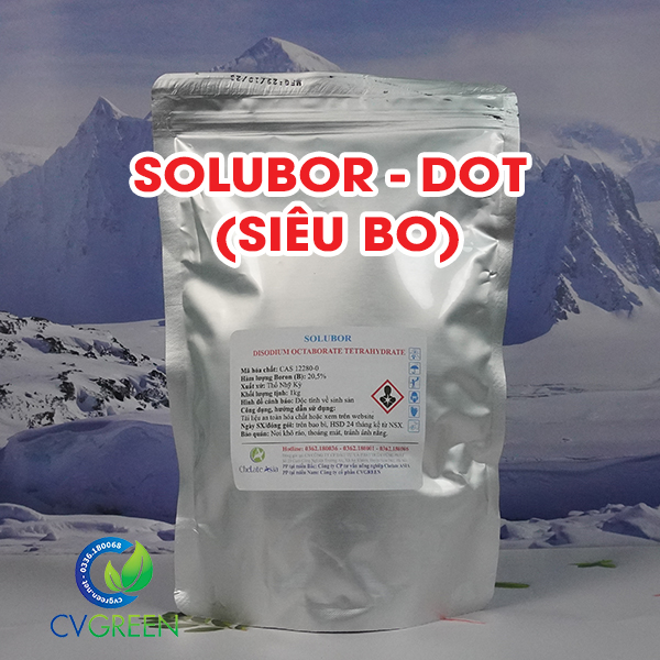 [HCM]Solubor - ETIDOT (Siêu Bo) tan trong nước (gói 1kg)