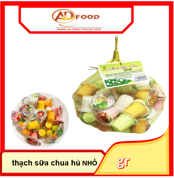 Thạch sữa chua hủ nhỏ gói 100gr